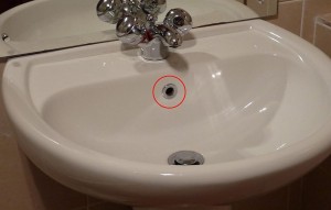 Sink Overflow Hole