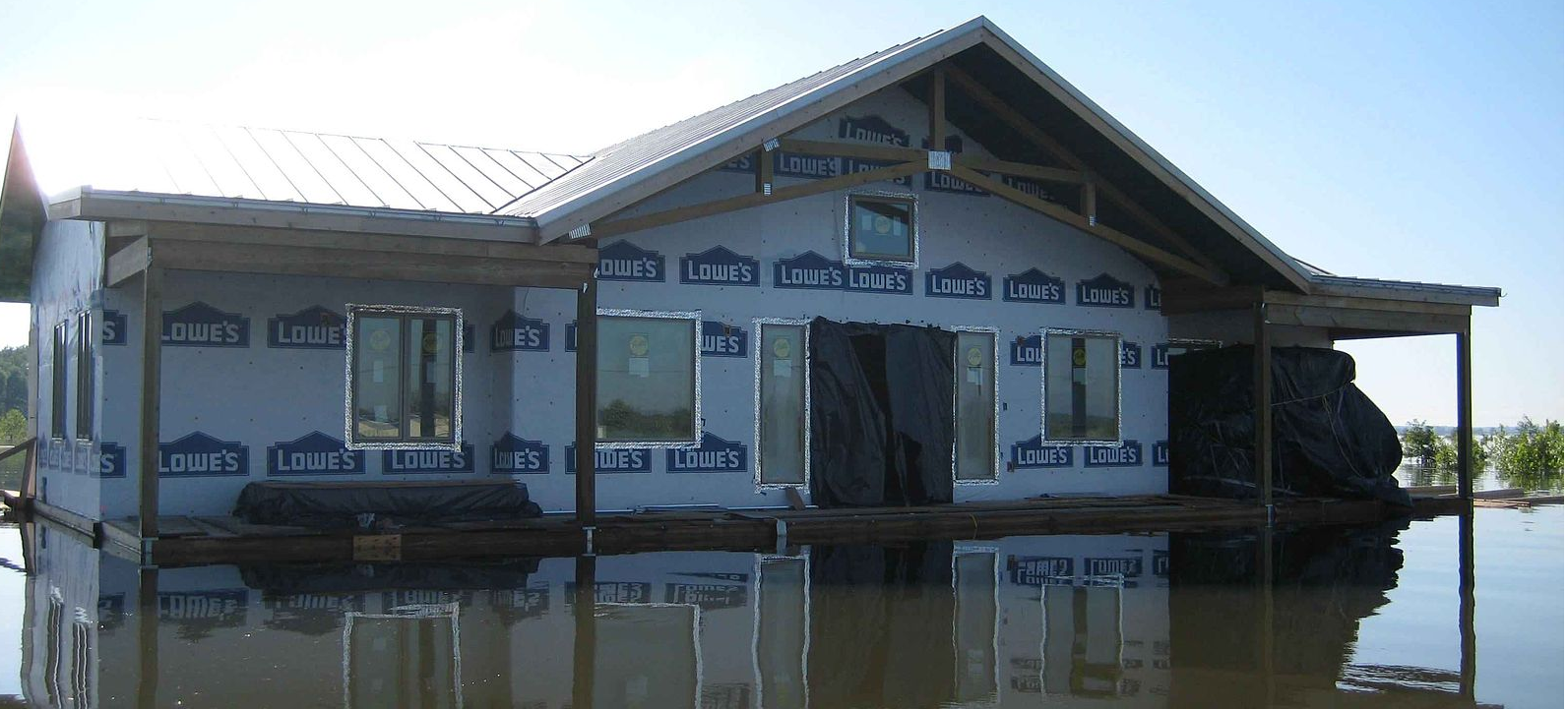 Flooded Basement In Summer