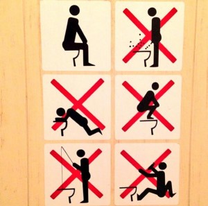 Sochi Bathroom Rules