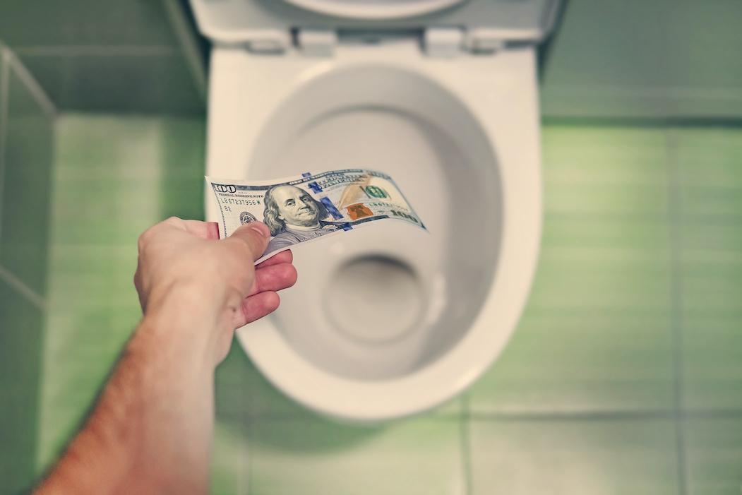 Hurting your plumbing is like flushing money down the toilet | Terry's Plumbing Pittsburgh