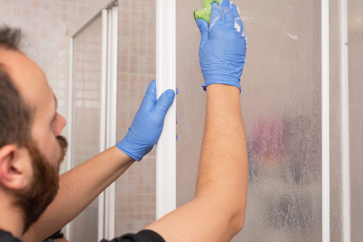 Removing Soap and Streaks from Shower Doors Terry's Plumbing