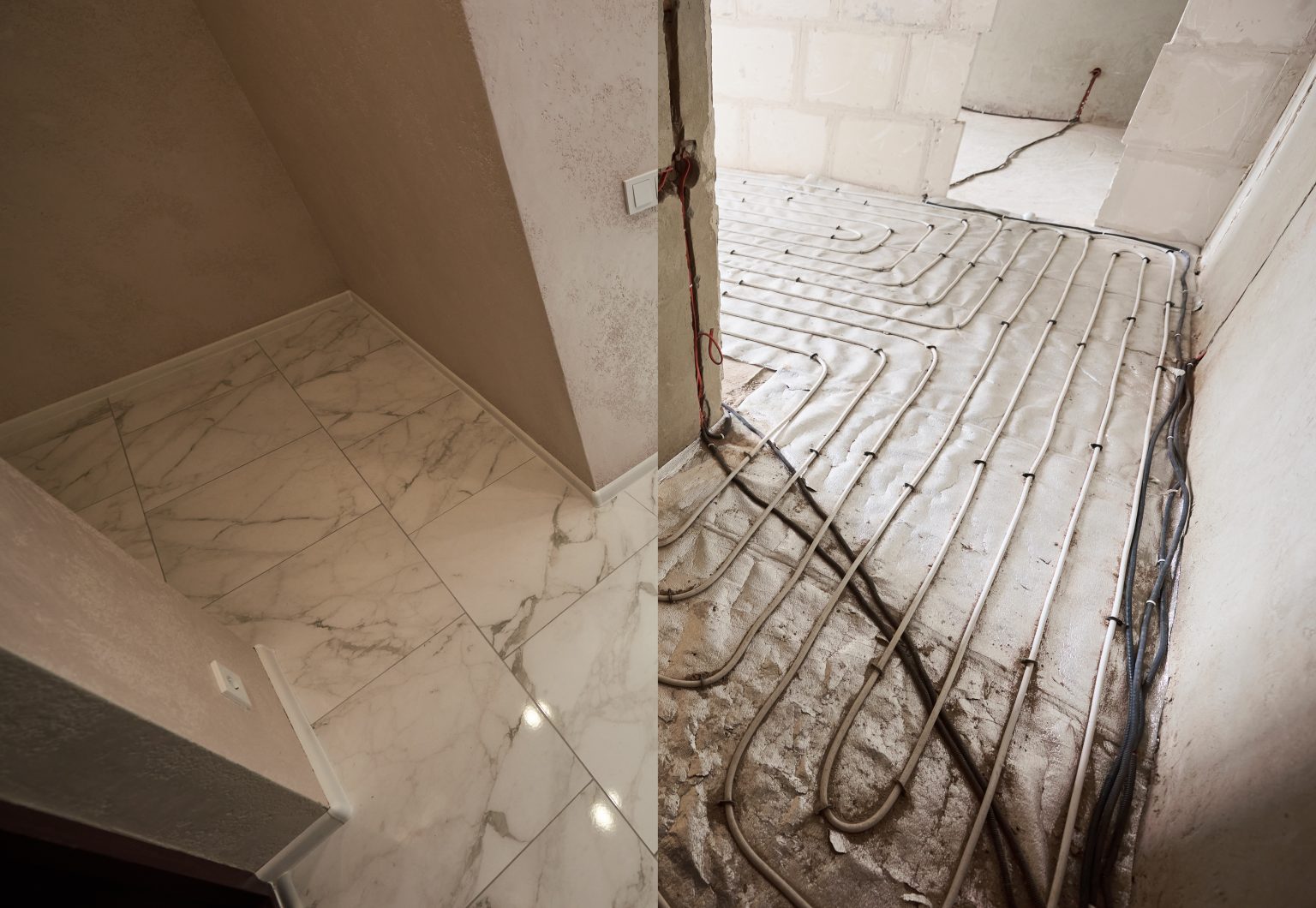 How to Installing Heated Bathroom Floors Terry's Plumbing